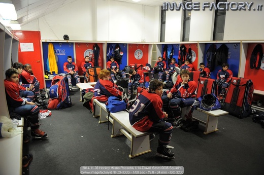2014-11-08 Hockey Milano Rossoblu U14-Diavoli Sesto 0006 Squadra